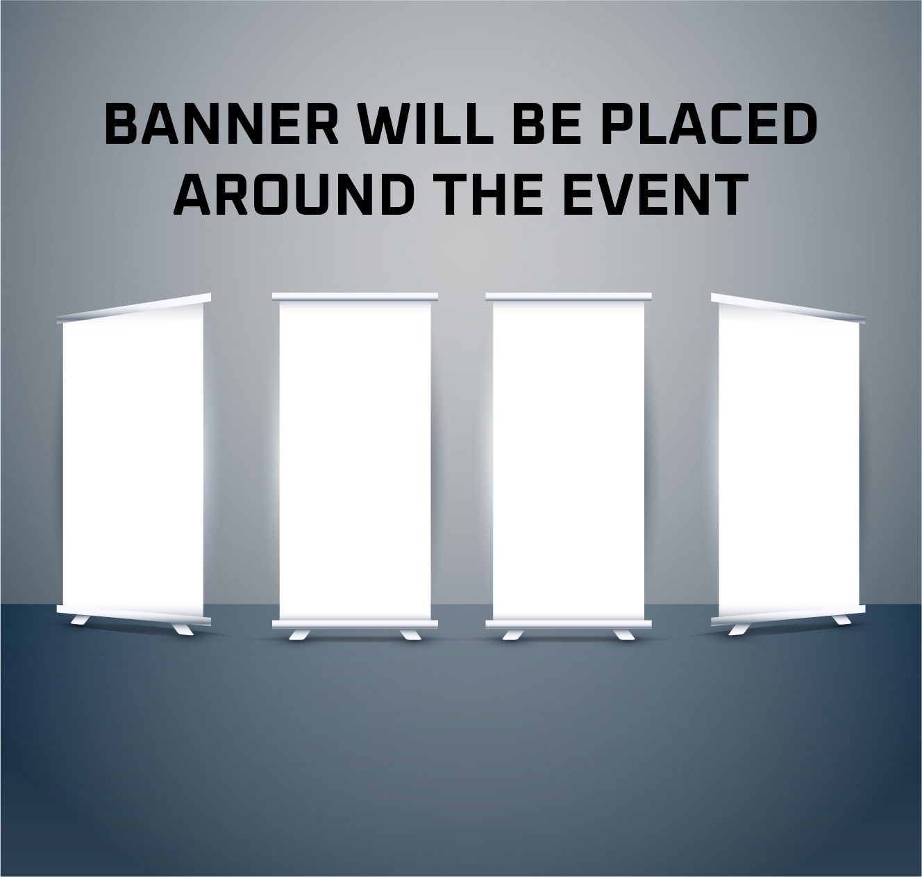 Pull-up banner space