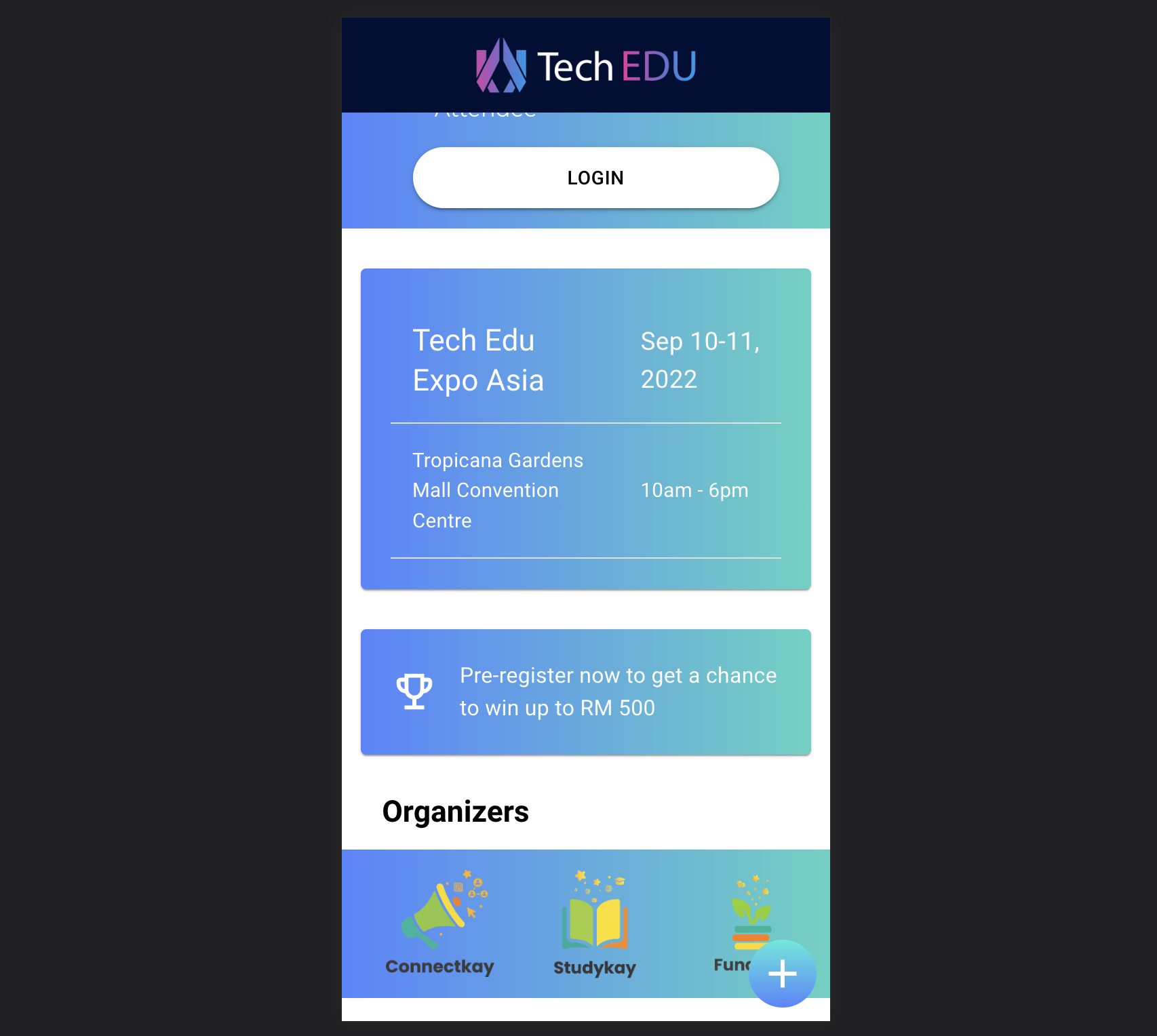 Logo Placement in Event Experience App