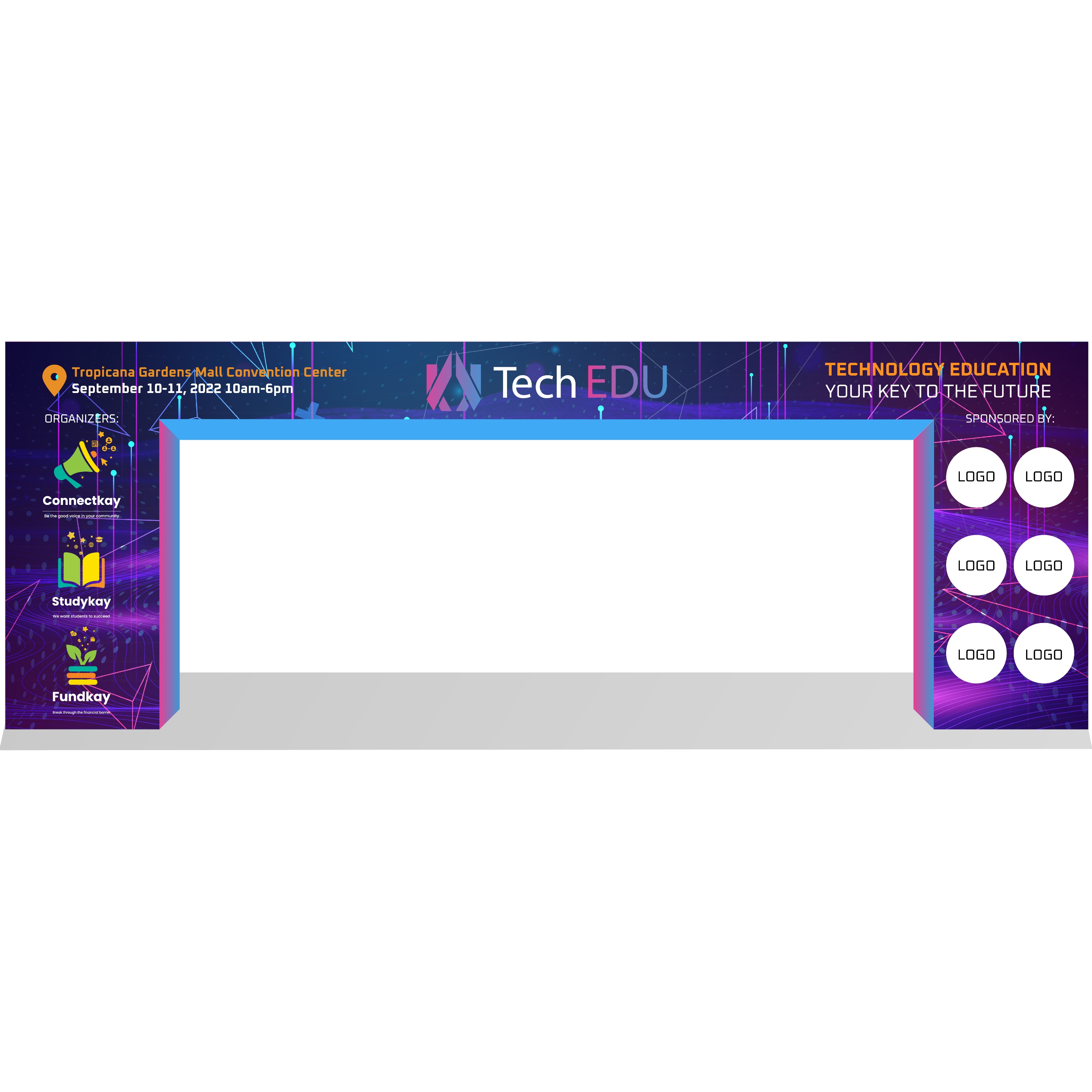 Logo Placement on Entrance Arch