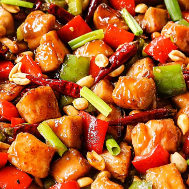 Kung Pao Chicken w/Peppers and Rice Main Image