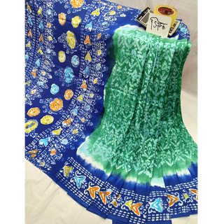 Exclusive Silk Batik Saree SR203