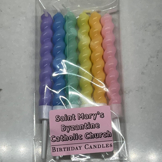 Soy Birthday Candles