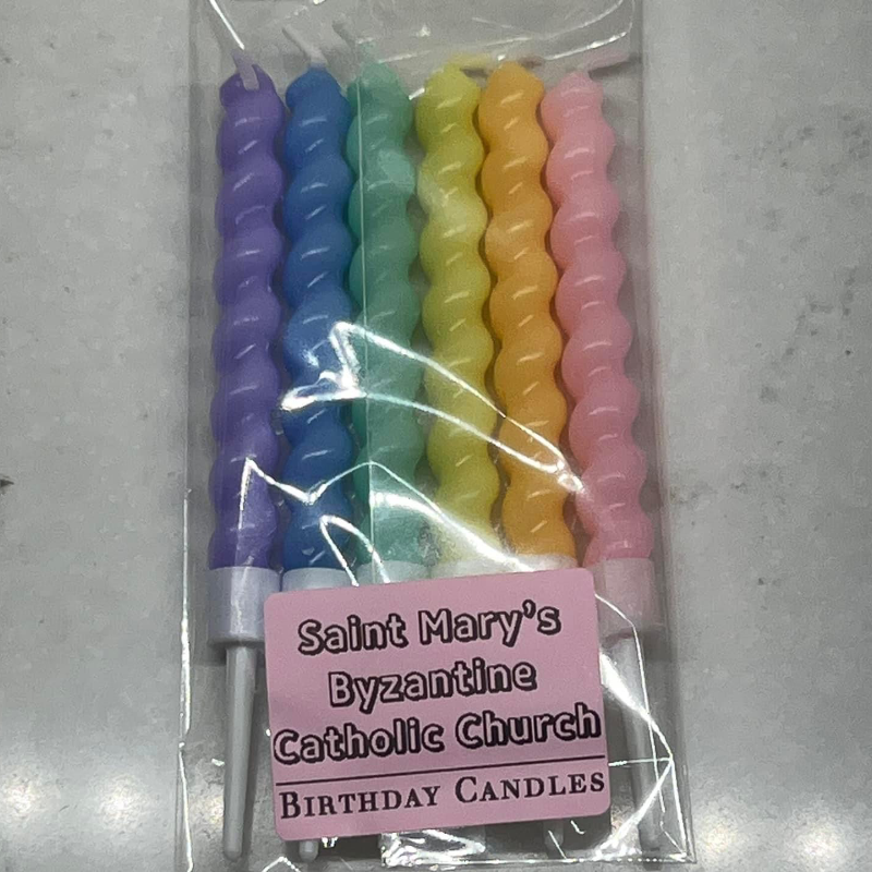 Soy Birthday Candles Main Image