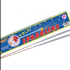15cm Gold Sparklers