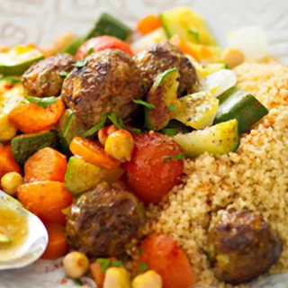 Couscous légumes + Boulettes