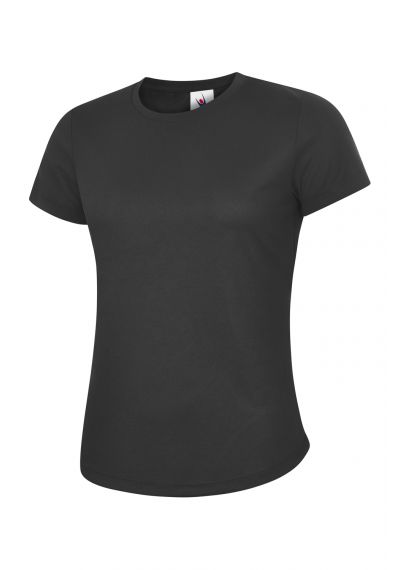 WOMEN'S BLACK SPORTS TOP