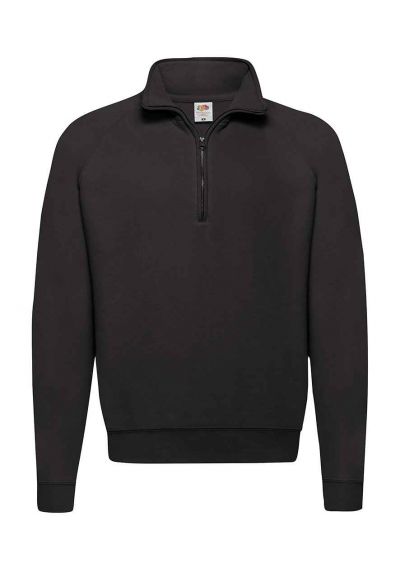 UNISEX BLACK QUARTER ZIP