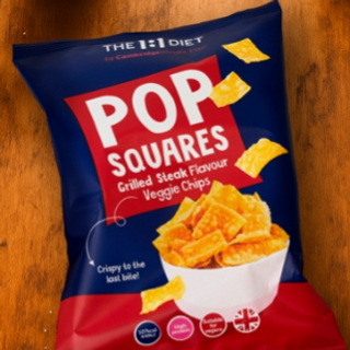 Grilled Steak Flavour Pop Squares