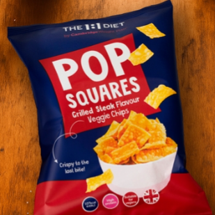 Grilled Steak Flavour Pop Squares