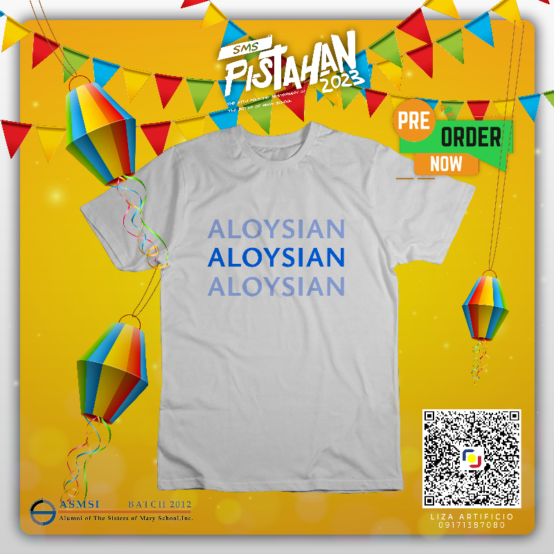 White Aloysian T-Shirt Main Image