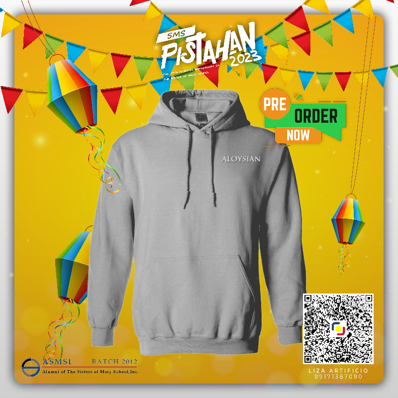 Gray Aloysian Hoodie Main Image