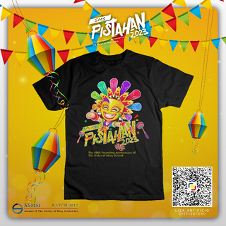 Black Pistahan T-Shirt (Maskara)