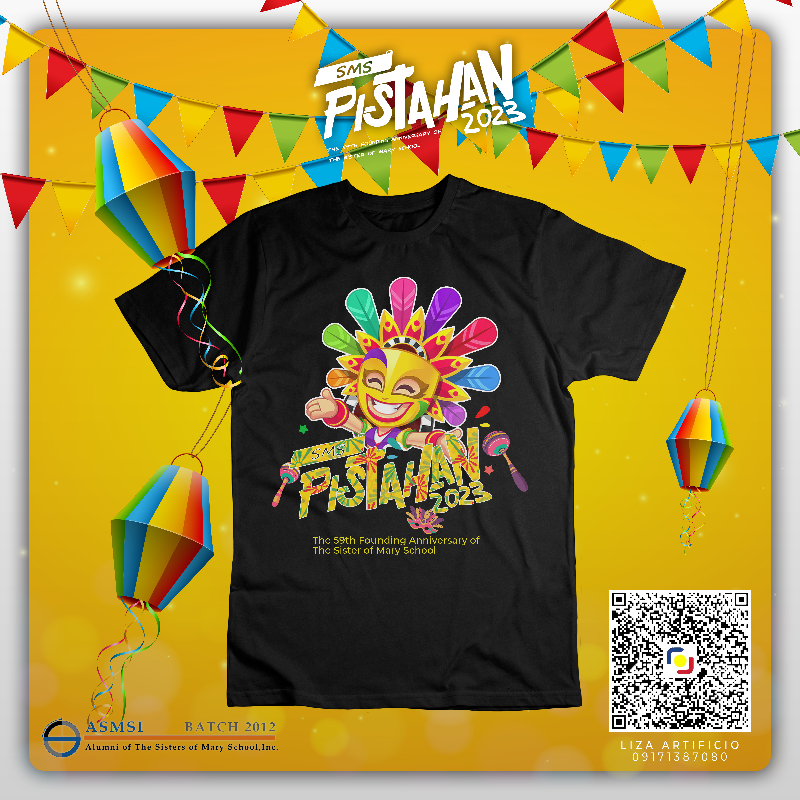 Black Pistahan T-Shirt (Maskara) Main Image