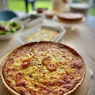 Quiche de Poro y Tocino