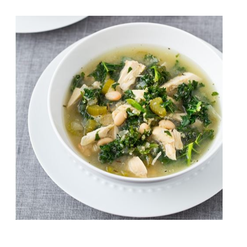 Leafy Green Chicken Soup Main Image