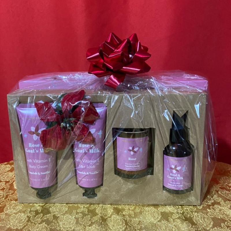 Rose Goat Skin Care Gift Set Main Image