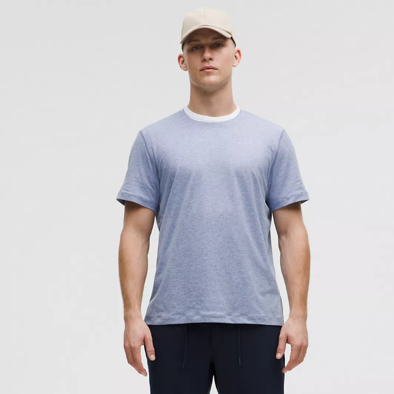 Soft Jersey Short-Sleeve Shirt - Blue