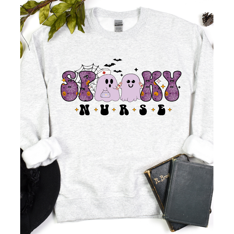 Spooky Nurse Crew Neck