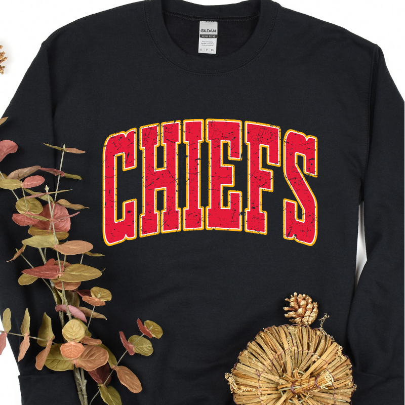 Chiefs Crew Neck: Black 