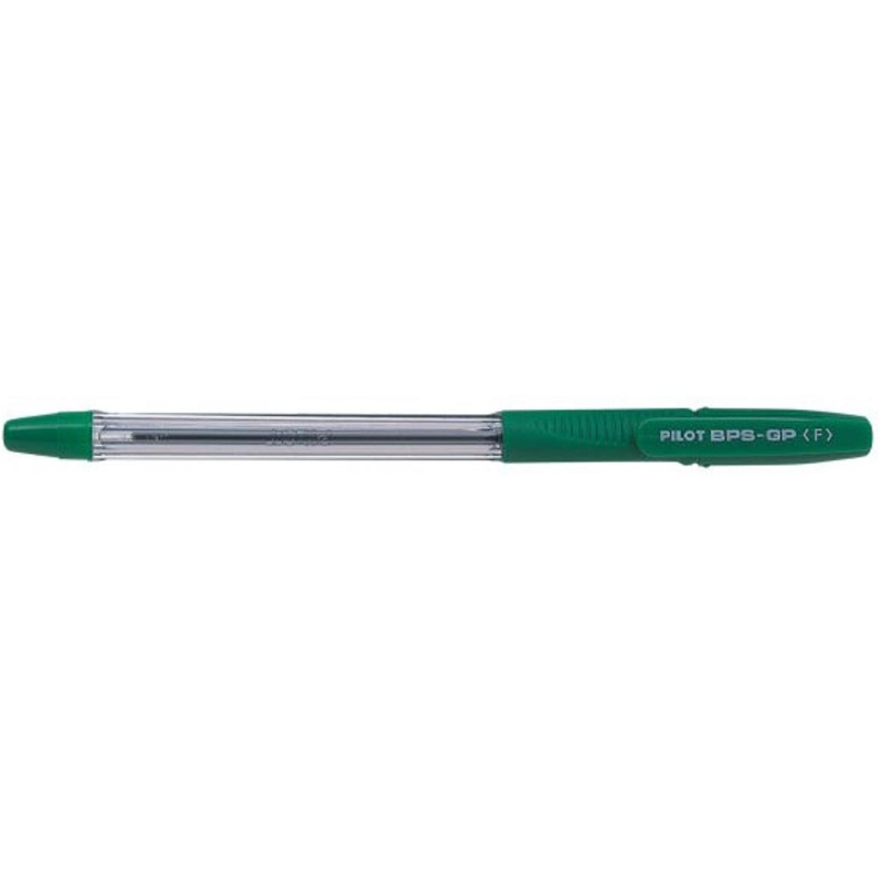 Ball Pen, Pilot BPS-GP Medium, Green Main Image