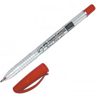 Faber Castell Ball Pen Medium Tip Red