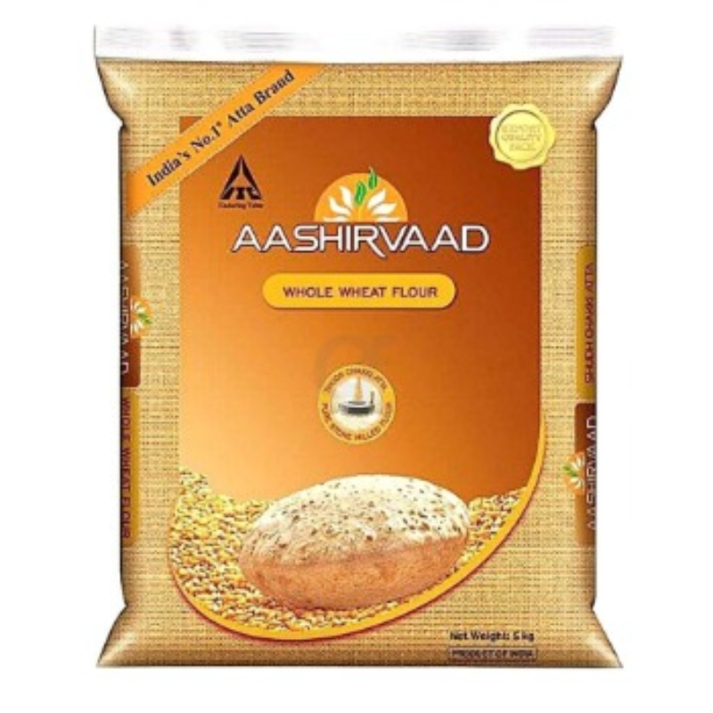 Aashirvaad Whole Wheat Atta 5Kg