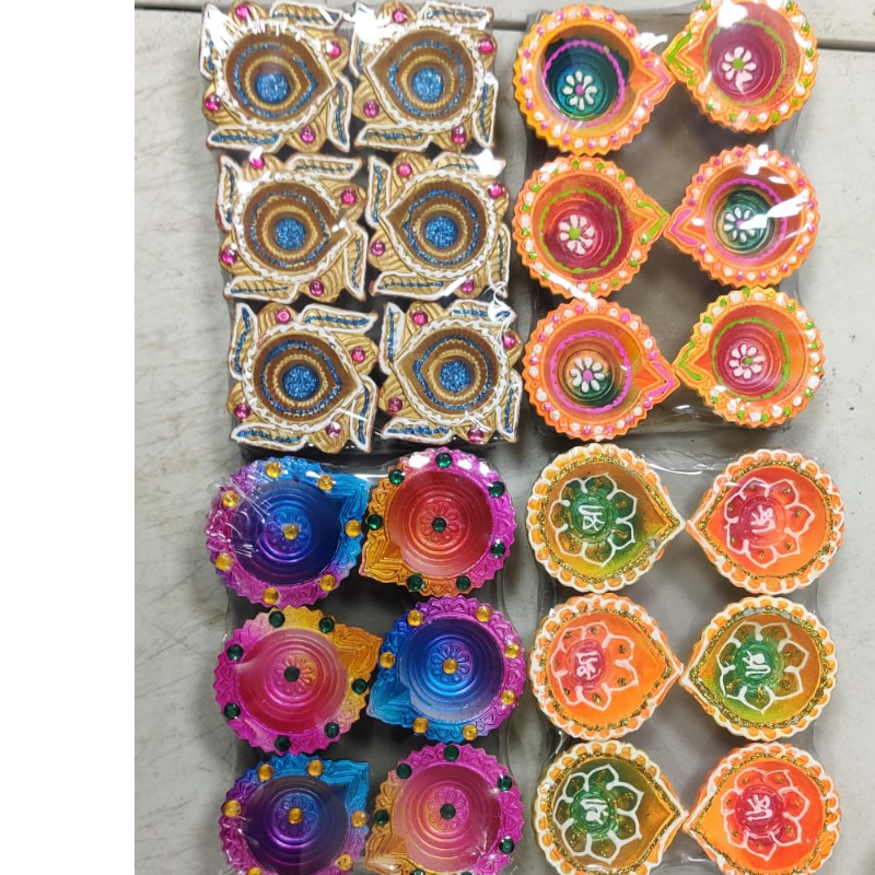 Diwali Clay Diyas Set of 6s