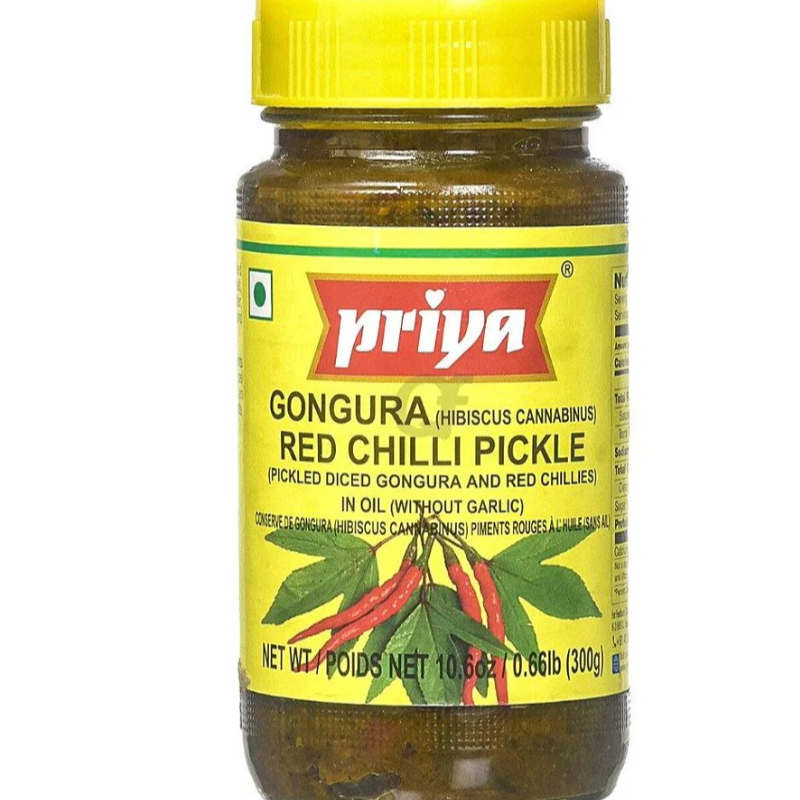 Priya Gonguru redchilli  Pickle 300g
