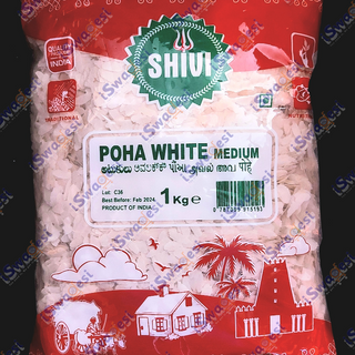 SHIVI Poha - Rice Flakes(Atukulu) Medium 1Kg