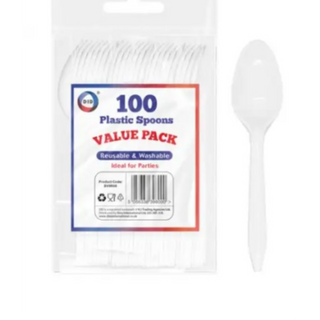 Dina Value Plastic SPOONS 100S