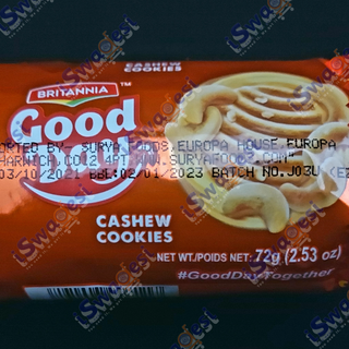 Gooday Cashew Biscuits 75g (3 for £1.00)