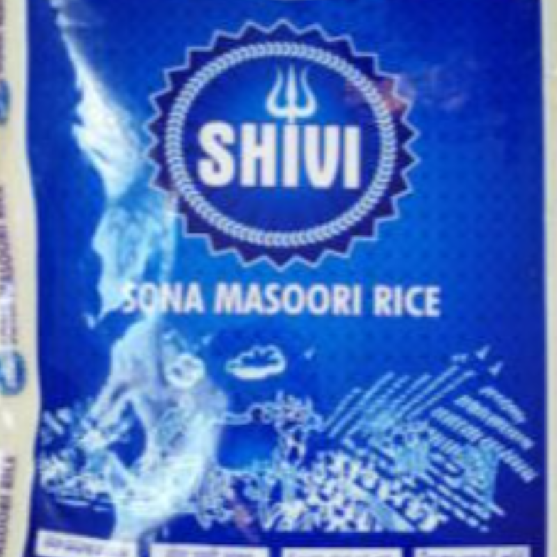 SHIVI SONA MASOORI FINE GRAIN RICE 10Kg Main Image