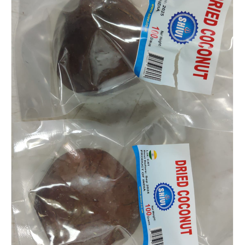 Shivi Dry Coconut Halfs 100gms 