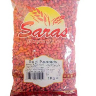 Saras Red Peanuts 1Kg