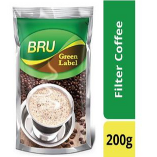 Bru filter coffee Green Label 200gms 