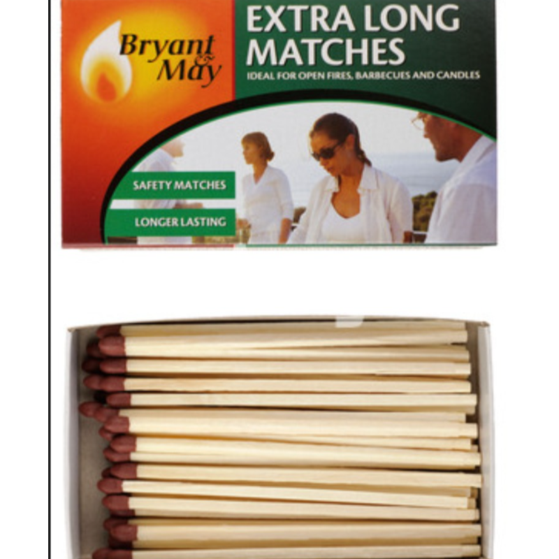 Cooks safety  pack of 6 small boxes Matches