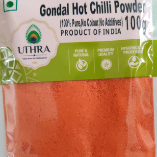 UTHARA Gondal Hot Chilli Powder 100gms