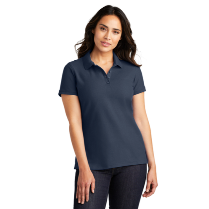 Ladies Polo Shirt- Navy Main Image