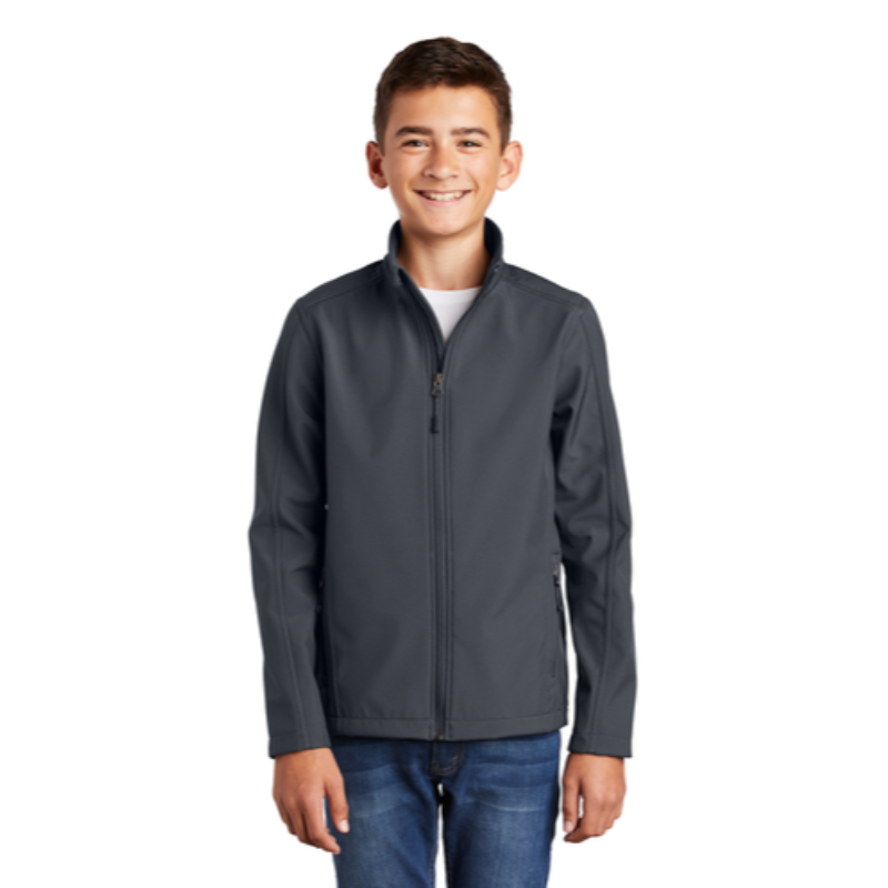 Youth Soft Shell Jacket Grey Main Image