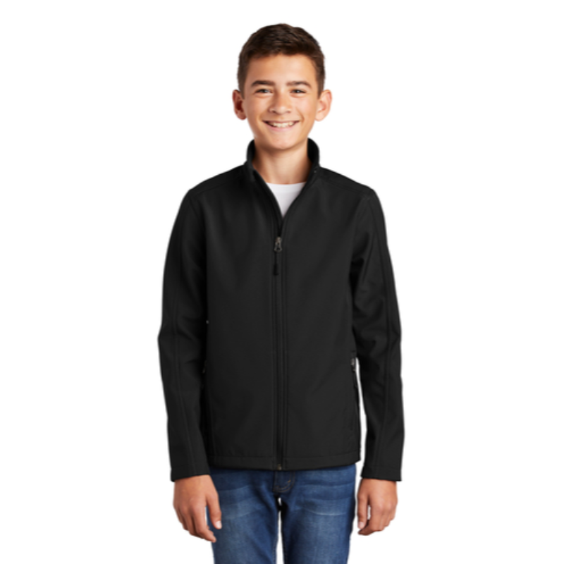 Youth Soft Shell Jacket Black Main Image