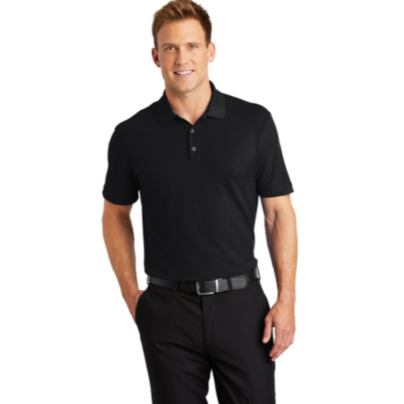 Mens Polo Shirt- Black  Main Image