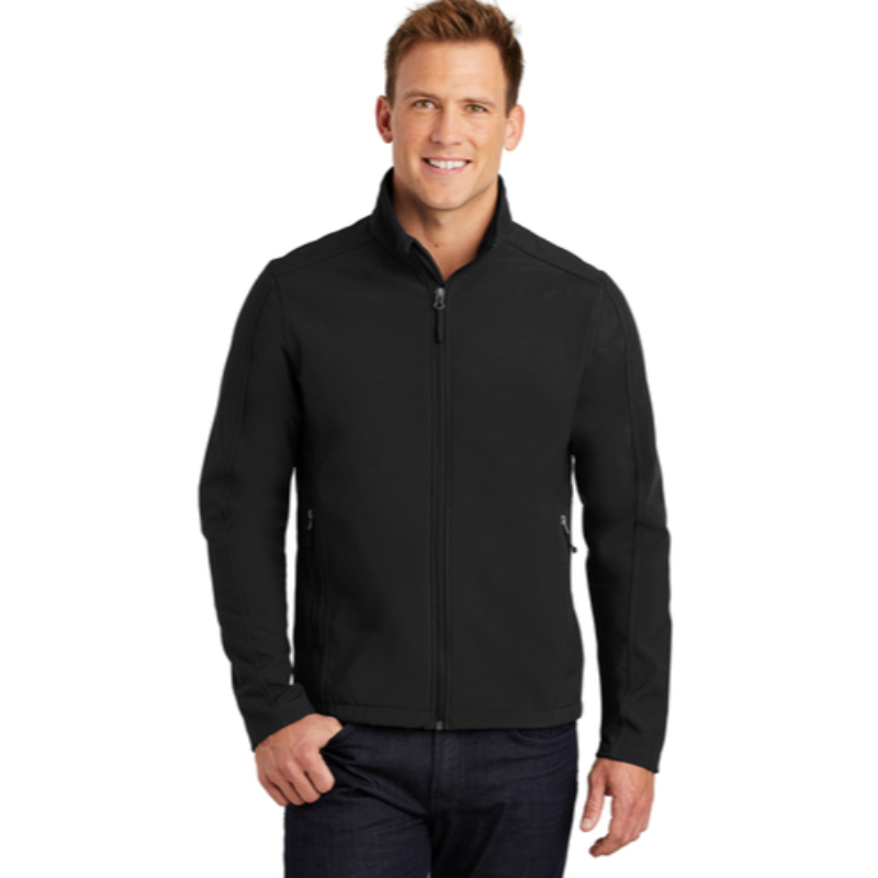 Mens Soft Shell Jacket Black  Main Image