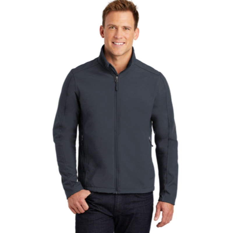 Mens Soft Shell Jacket Grey Main Image