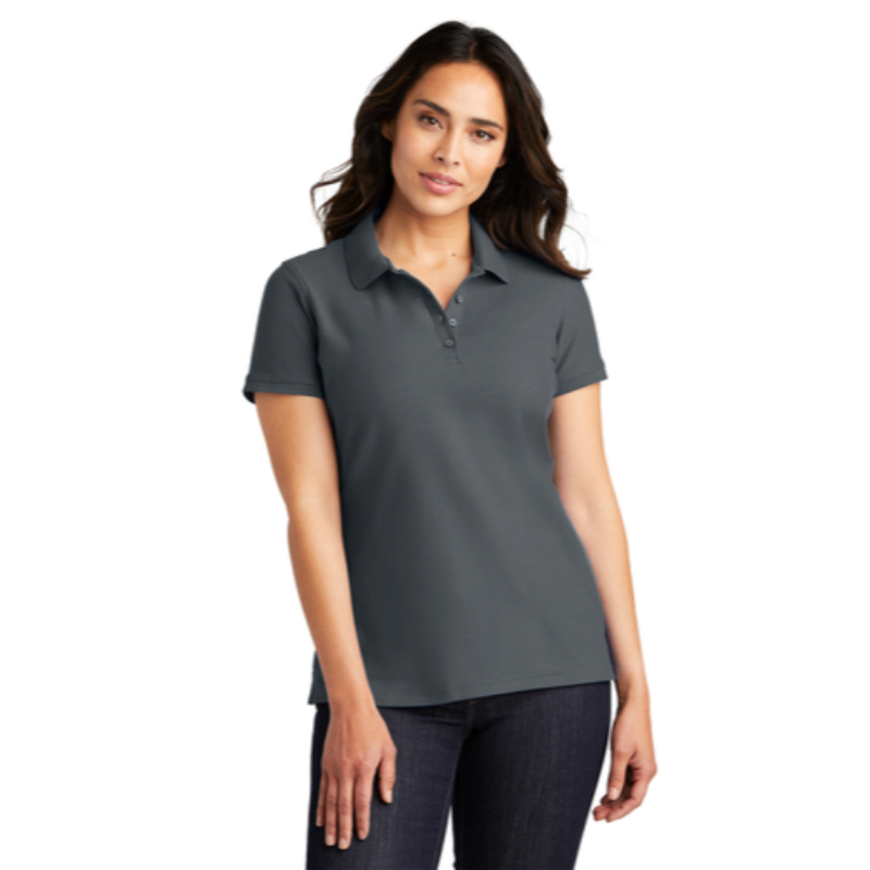 Ladies Polo Shirt- Graphite Main Image