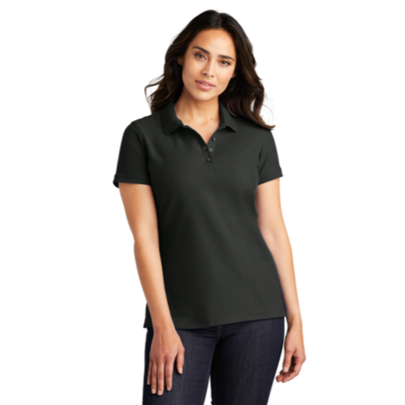 Ladies Polo Shirt Black Main Image