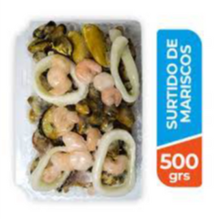 Surtido de mariscos 500 gr. (patagones)