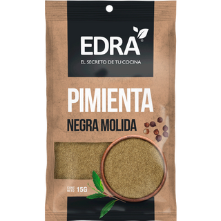 Pimienta Negra molida 15 gr Edra