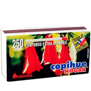 Caja Fosforos Gigantes Copihue 250 und