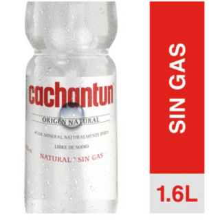 Agua Cachantun 1.6 lt sin gas