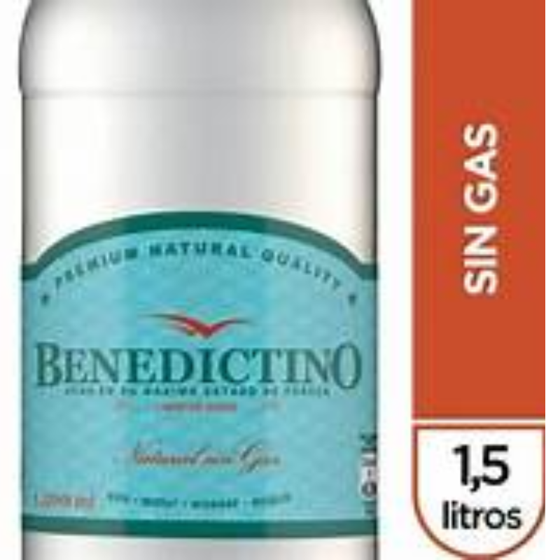 Agua Benedictino 1.5 lt sin gas  Main Image